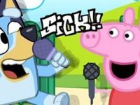 Bluey Vs Peppa Rhythm Battle