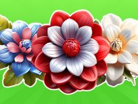 Merge Flowers 2D Puzzle
