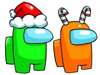 Among Us Christmas Coloring Online Game - Coloring Game
