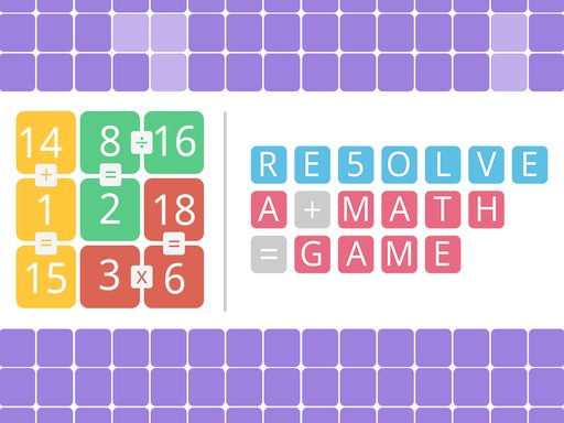 RESOLVE Math Puzzle Game Online - Puzzle Game