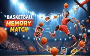 Basketball Memory Match Puzzle