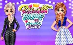 Princess Stripes Vs Dots Dress Up Online Game