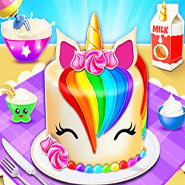Unicorn Cake Maker Online Cooking Game